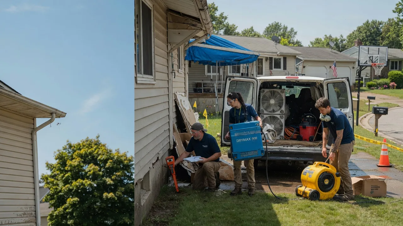 Ceiling Leak Cleanup in Meadville, PA near me